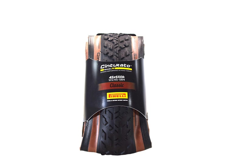 Pirelli Cinturato Gravel M Classic 45-584 (650 x 45c) Gravel Bike Tire - Gravel-Specific Design for Varied Surfaces - SpeedGRIP Compound for Superior Performance (1 Tire) - Image 1